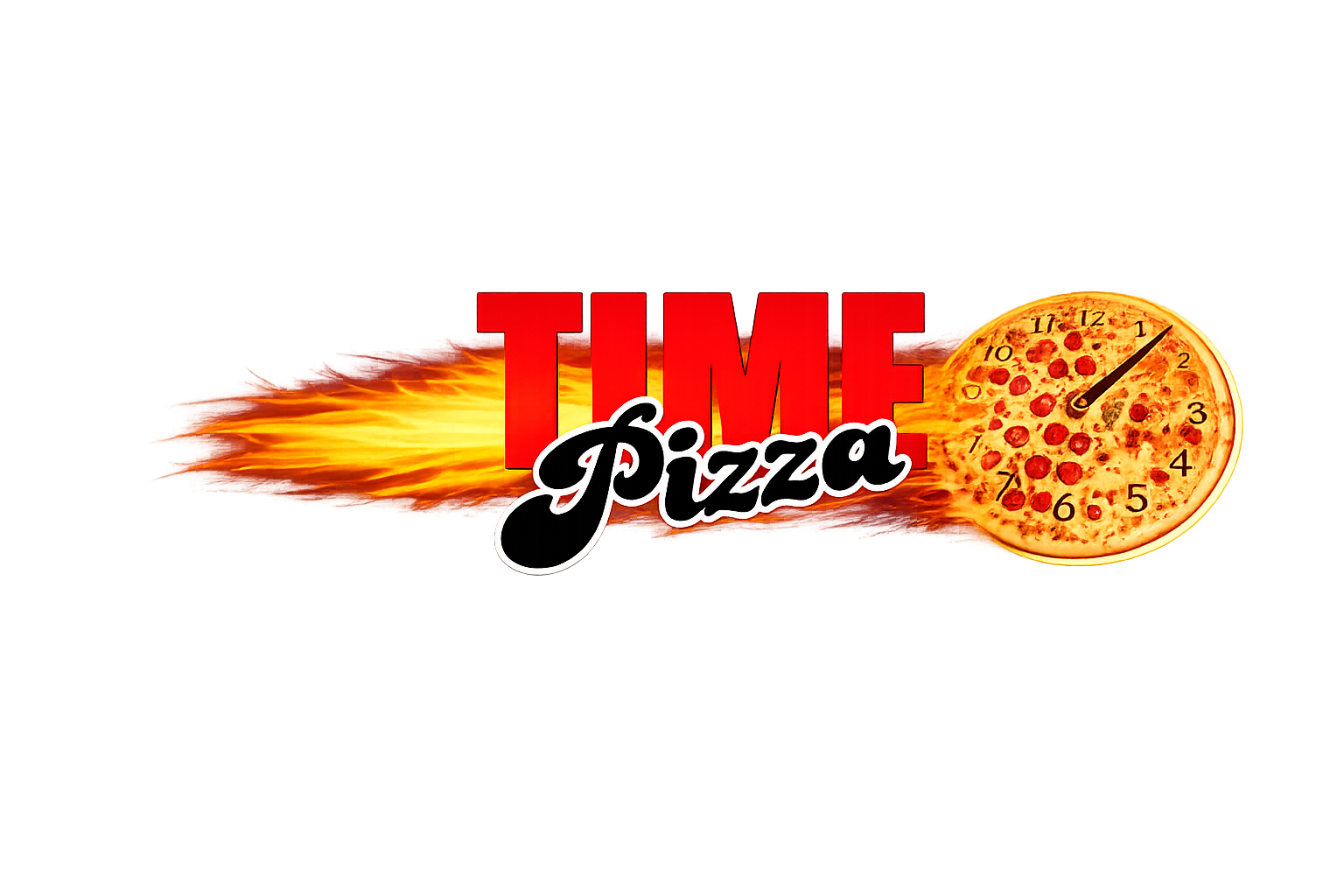 Logo Time Pizza